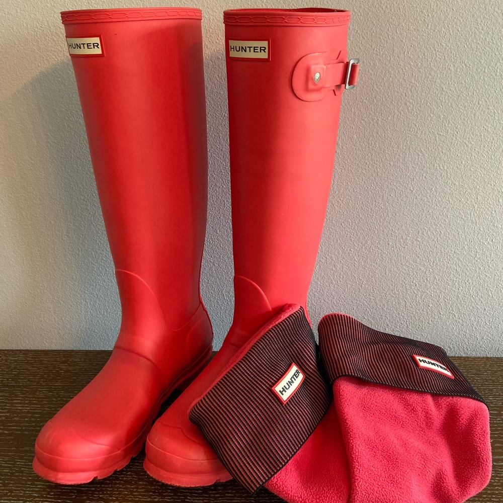 Hunter Boots & Matching Socks Included!